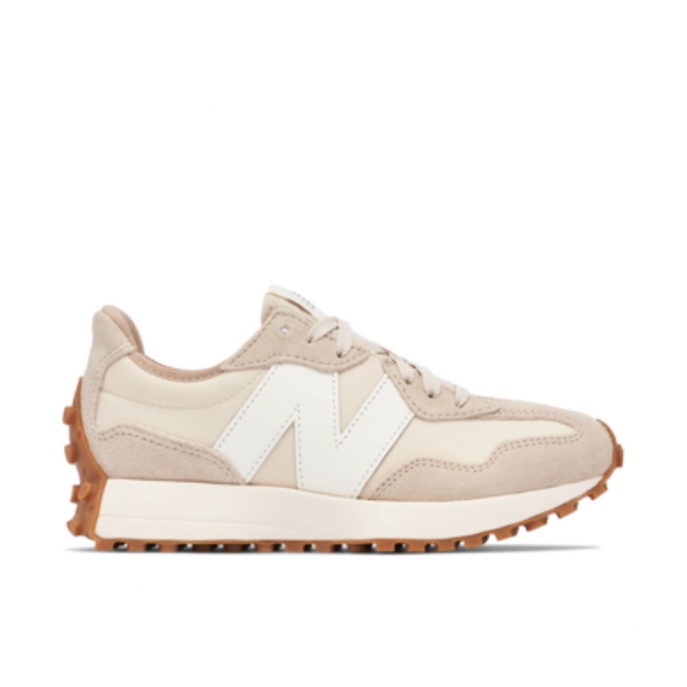 New Balance 327 Oatmeal and White